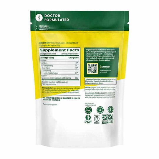 Relax + Calm Magnesium Soft Chews, MGF